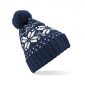Beechfield zimska kapa Snowstar - modra