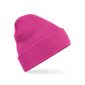 Klasična pletena zimska kapa - fuchsia