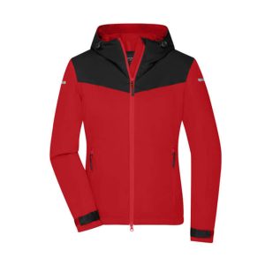 J&N ženska Softshell jakna - rdeča
