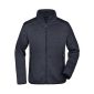 J&N moški flis Knitted - dark grey melange