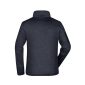J&N moški flis Knitted - dark grey melange