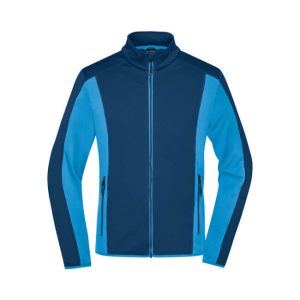 J&N moški flis Stretch - moder