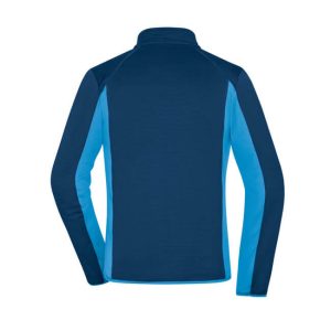 J&N moški flis Stretch - moder