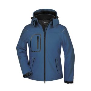 J&N ženska Softshell zimska jakna - navy