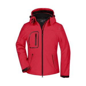 J&N ženska Softshell zimska jakna - rdeča