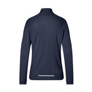 J&N ženska športna majica z dolgimi rokavi Makalu - navy