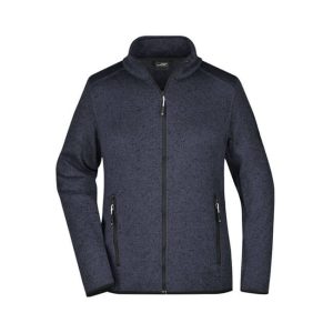 J&N ženski flis Knitted - dark grey melange