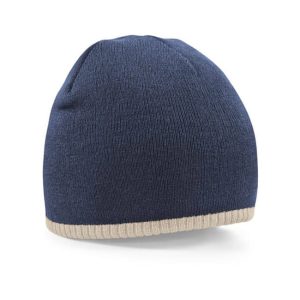 Beechfield kapa Knitted Beanie - navy