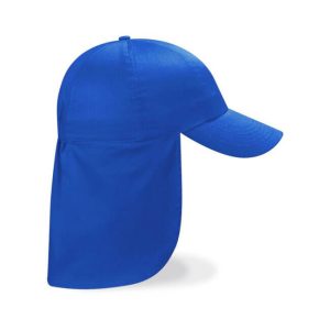 Beechfield otroška kapa s šiltom Legionnaire - bright royal