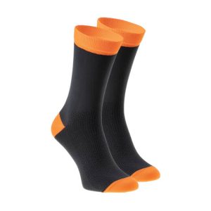 Radvik kolesarske nogavice Zoks - phantom/tangarine