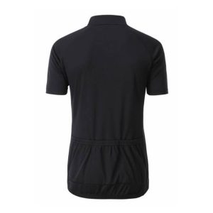 J&N moška kolesarska majica Basic - črna