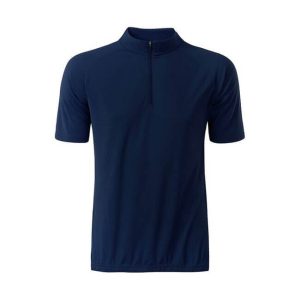 J&N moška kolesarska majica Basic - navy