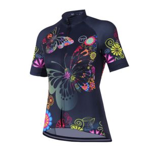 Madani ženski kolesarski dres Flowers
