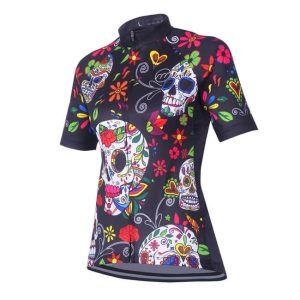"Madani" ženski kolesarski dres Skull