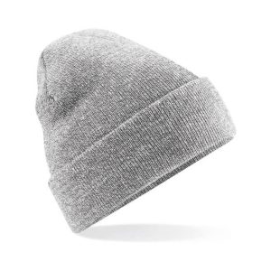 Klasična pletena zimska kapa - heather grey