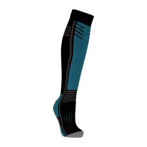 DLX merino smučarske nogavice Icy - blue