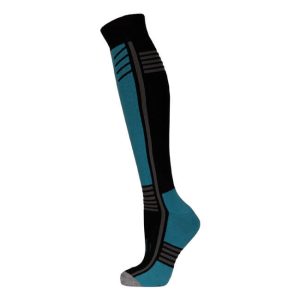 DLX merino smučarske nogavice Icy - blue
