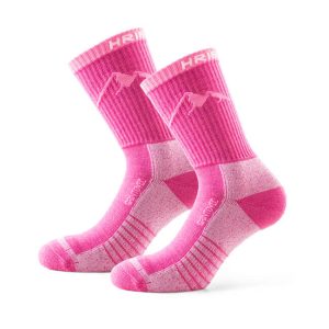 "Grintovec" Premium merino pohodne nogavice - bubblegum