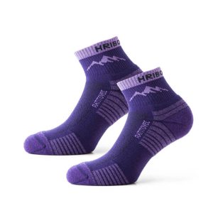 "Ratitovec" Premium merino nizke pohodne nogavice - violet