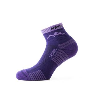 "Ratitovec" Premium merino nizke pohodne nogavice - violet