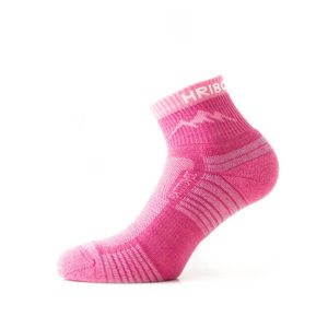 "Ratitovec" Premium merino nizke pohodne nogavice - bubblegum