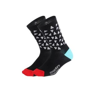 Madani kolesarske nogavice unisex Ocelot - black