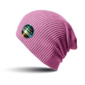 Result zimska kapa Beanie - ribbon pink