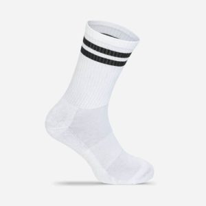 Mr. Socks športne nogavice Basic - bele/črne