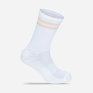 Mr. Socks športne nogavice Basic - bele/peach