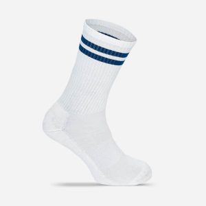 Mr. Socks športne nogavice Basic - bele/navy