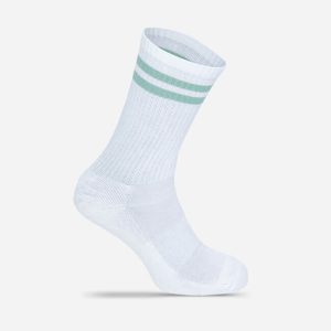 Mr. Socks športne nogavice Basic - bele/mint