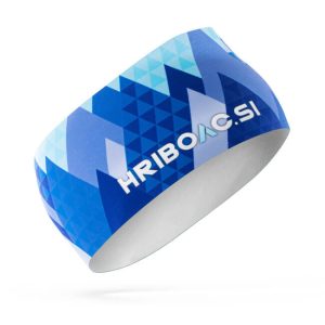 "Hribovc.si" pohodni naglavni trak Gorski raj - blue