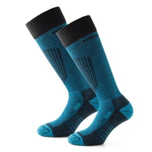 "Vitranc" Premium merino visoke pohodne nogavice - caribbean