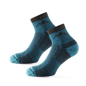"Ratitovec" Premium merino nizke pohodne nogavice - caribbean