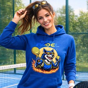 GOD of PADEL ženski pulover Wolf - blue