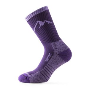 "Grintovec" Premium merino pohodne nogavice - violet
