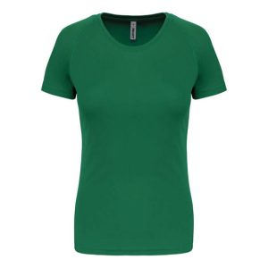 ProAct ženska športna majica s kratkimi rokavi - kelly green