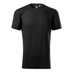 Malfini moška merino majica s kratkimi rokavi Rise - črna