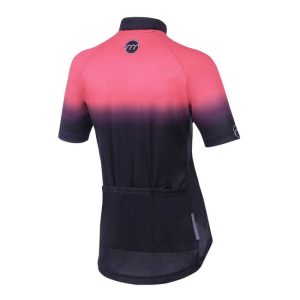 "Madani" ženski kolesarski dres Ombre - pink